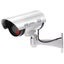 2PCS Power Dummy Fake Security CCTV Camera Flash LED Light Outdoor Surveillance Carousel 4
