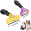Pet Hair Removal Brush Deshedding Tool for Cats Dogs Grooming Comb Fur Remover Carousel 6