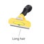 Pet Hair Removal Brush Deshedding Tool for Cats Dogs Grooming Comb Fur Remover Carousel 10
