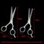 2pcs 6" Salon Hairdressing Scissors Hair Barber Shears Cutting Thinning Tool Set Carousel 4