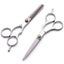 2pcs 6" Salon Hairdressing Scissors Hair Barber Shears Cutting Thinning Tool Set Carousel 10