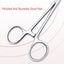 14cm Pets Grooming Ear Hair Puller Curved Locking Tweezer Hemostat Forcep Carousel 7