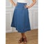 Figure Flattering Denim Skirt - Size 20 - Blue Stone Wash Carousel 1
