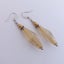 Yellow & Gold Handmade Acrylic Bead Earrings (Made in NZ) Carousel 1