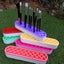 acdanc VERMON Delicate makeup,Silicone Nail Pen Holder Organizer Makeup Brush Carousel 4