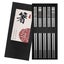 5 Pairs of Metal Chopsticks Reusable Dishwasher Safe Carving Non-Slip Cutlery Carousel 1