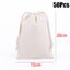 10PCS Drawstring Storage Bags Cotton Calico Bags Tote snack Gift Bags Bulk Carousel 17