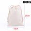 10PCS Drawstring Storage Bags Cotton Calico Bags Tote snack Gift Bags Bulk Carousel 18