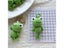 Green Handmade Crochet Frog Keychain For Kids Backpack Carousel 6