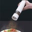2PCS Electric Salt and Pepper Mill Grinder Set Shaker Automatic Battery Operated Carousel 4