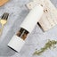 2PCS Electric Salt and Pepper Mill Grinder Set Shaker Automatic Battery Operated Carousel 6
