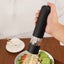 2PCS Electric Salt and Pepper Mill Grinder Set Shaker Automatic Battery Operated Carousel 8