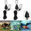 4pcs Camping Ratchet Pulley Tent Guide Rope Adjustable Guy Line Tensioner Tie Carousel 8