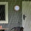Nextime Poppy Outdoor Wall Clock In Brown Weatherproof Metal Design Carousel 6