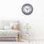Nextime Deep Wall Clock 50Cm Blue Carousel 5