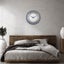 Nextime Deep Wall Clock 50Cm Blue Carousel 6