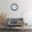 Nextime Deep Wall Clock 50Cm Blue Carousel 7