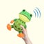 Frog Shape Dog Toy Interactive Fun Game Green Frog Dog Chew Toy with Sound Carousel 5