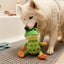 Frog Shape Dog Toy Interactive Fun Game Green Frog Dog Chew Toy with Sound Carousel 6