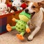 Frog Shape Dog Toy Interactive Fun Game Green Frog Dog Chew Toy with Sound Carousel 10