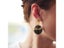 Natural Round Disc Floral Polymer Clay Dangle Earrings For Women Carousel 8