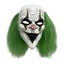 Scary Halloween Clown Mask with Green Glow in the Dark Adult Clown Mask Carousel 1
