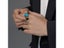 Titanium Steel Inlaid Black Onyx Retro Ring For Men Party Accessory Carousel 8