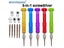 5-in-1 Torx Screwdriver Set For Phones Tablet PC Repair Carousel 3
