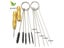 11pcs Airbrush Cleaning Kit Nozzle Needle Brush Set Repair Tool Carousel 1