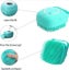 2 Pack Pet Grooming Bath Brush Shampoo with Soap Dispenser Pink and Yellow Carousel 3