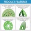 5pcs Steel Rock Slab Grinding Disc 100mm Diameter Glass Cutting Blade for Marble Carousel 5