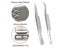 Stainless Steel Straight Curved Nail Tweezers Set Makeup Tools Carousel 7