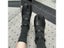 Brand Design Tabi Boots Split Toe Chunky High Heel Leather Women's Boots Carousel 1