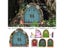 Miniature Garden Tree Doors Wooden Sculptures Christmas Decoration Carousel 3
