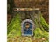 Miniature Garden Tree Doors Wooden Sculptures Christmas Decoration Carousel 6