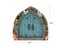 Miniature Garden Tree Doors Wooden Sculptures Christmas Decoration Carousel 7