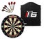 WINMAU PRO SFB Bristle Dart Board + Winmau Blade 6 Cabinet + Darts Set Carousel 1