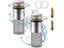 Stainless Steel Bathroom Kitchen Sink Filter Plug Hair Collector Carousel 1