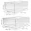 Stackable Refrigerator Drawers Pull Out Bins Clear Fridge Drawer Organizer Fo Carousel 6