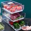 Stackable Refrigerator Drawers Pull Out Bins Clear Fridge Drawer Organizer Fo Carousel 7