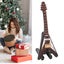 Miniature Dollhouse Musical Instrument Set, Miniature Wooden Guitar Model Dol Carousel 4