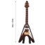 Miniature Dollhouse Musical Instrument Set, Miniature Wooden Guitar Model Dol Carousel 6