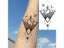 18 Sheets 3D Geometric Mountain Temporary Tattoos For Adults Carousel 7