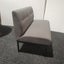 Reception Couch / Two Seater Rereception Couch – Grey Fabric | Black Legs Carousel 1