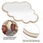 Acrylic Cloud Shape Mirror, Nordic Acrylic Decorative Mirror Wall Sticker Dec Carousel 3