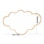 Acrylic Cloud Shape Mirror, Nordic Acrylic Decorative Mirror Wall Sticker Dec Carousel 6