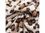 Leopard Stripe Printed Coral Fleece Flannel Blanket Carousel 6