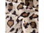 Leopard Stripe Printed Coral Fleece Flannel Blanket Carousel 7
