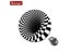3D Illusion Non-slip Round Mouse Pad For Gaming PC Laptop Carousel 1