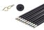 12 Piece Flexible Chimney Brush Drain Cleaner Rods for Pipe Dryer Vent Cleaning Carousel 3